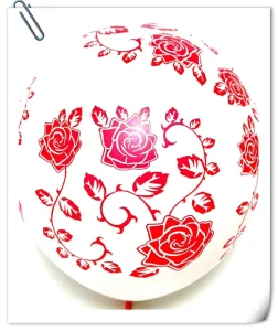 # party decoration# 100pcs 12 inch 2.8g full printed party decoration colorful balloons