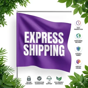 with Custom Logo Flag Banners OEM ODM Printed Polyester 3ft X 5ft Promotional for Store Free Sample Y