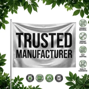 with Logo Flag Banners OEM ODM PrintedPolyester 3×5 ft Event QuickTurnaround for Advertising Y